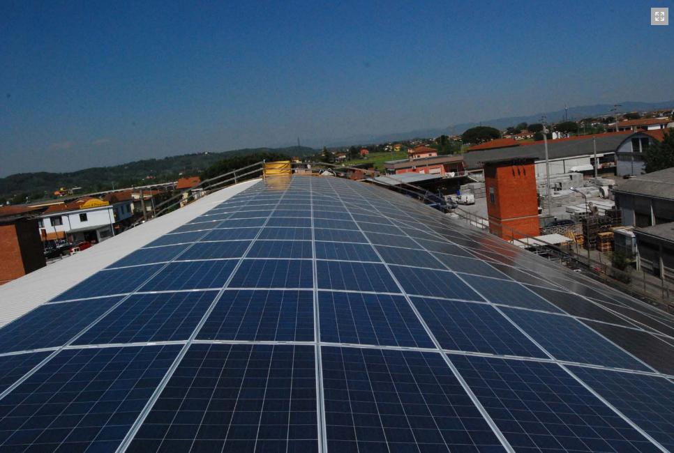un impianto fotovoltaico realizzato da progettosole.eu