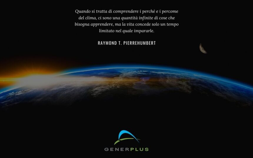 un aforisma sovrapposto ad un'immagine del globo terrestre