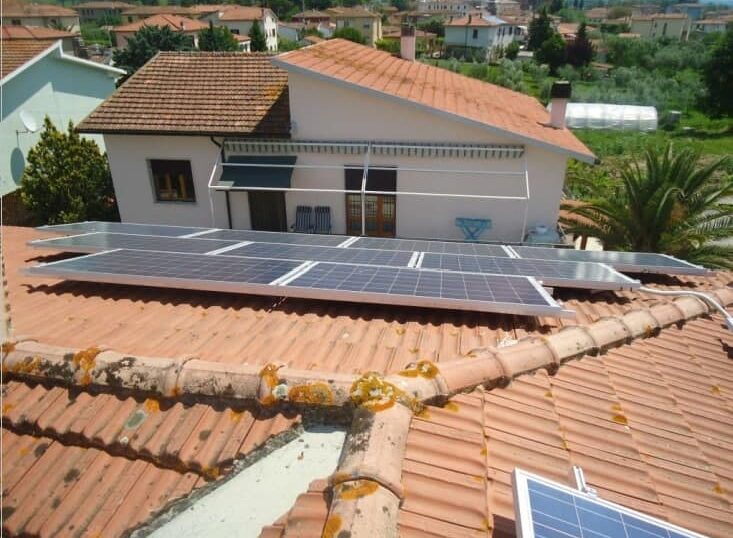 impianto fotovoltaico a tetto